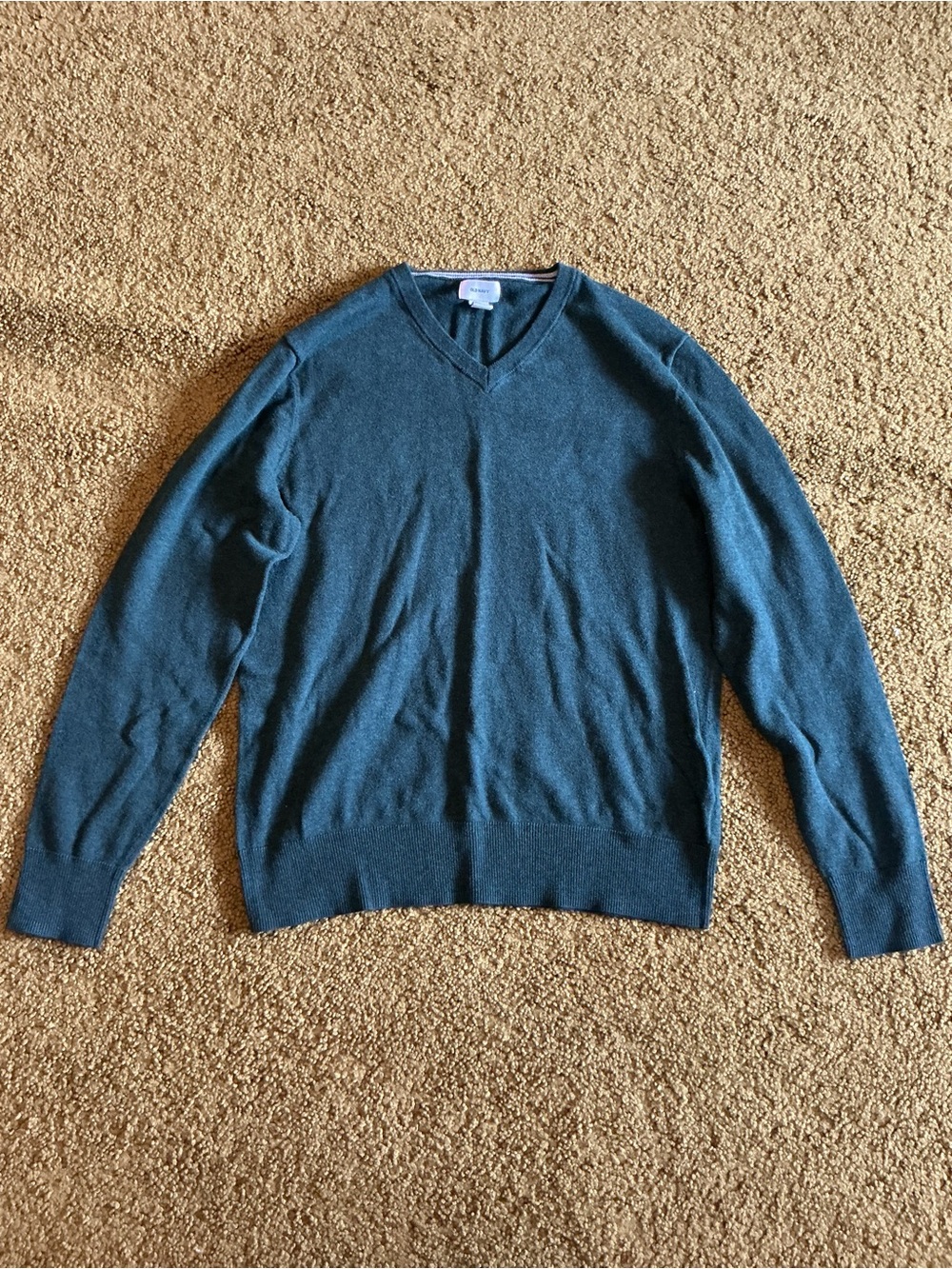 Old Navy Teal V-Neck Sweater